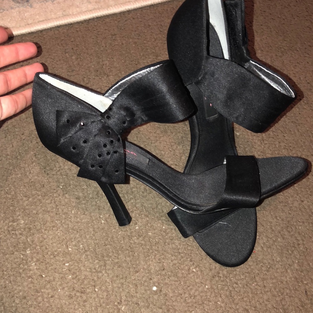 Black heels. Perfect for date night or going out.